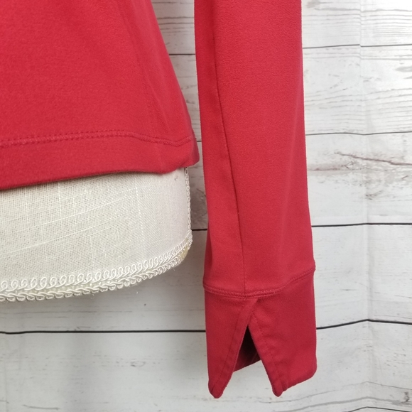 Lucy Athletic Zip-Up Red Jacket - Picture 6 of 8